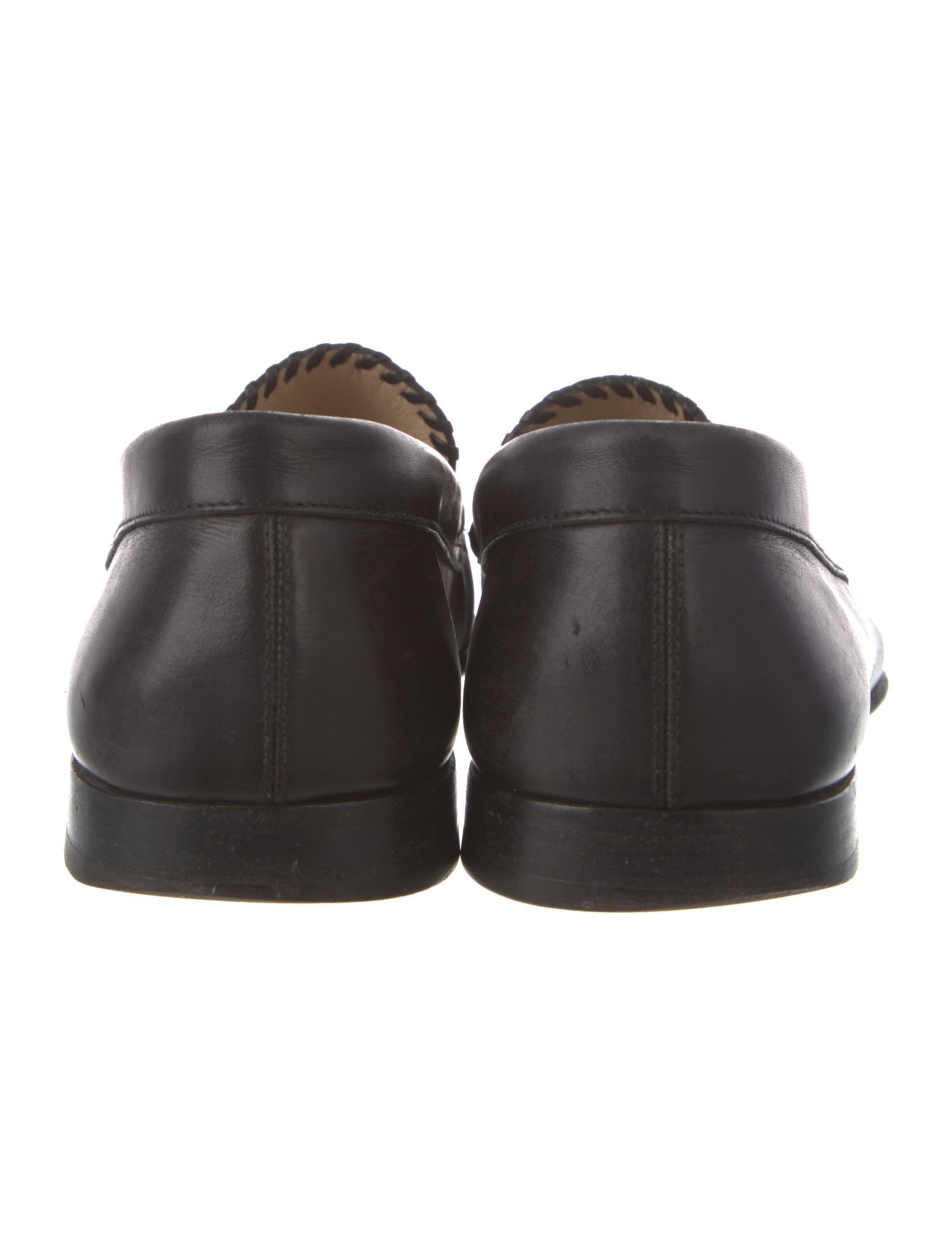 Salvatore Ferragamo Horsebit Accent Leather Loafers